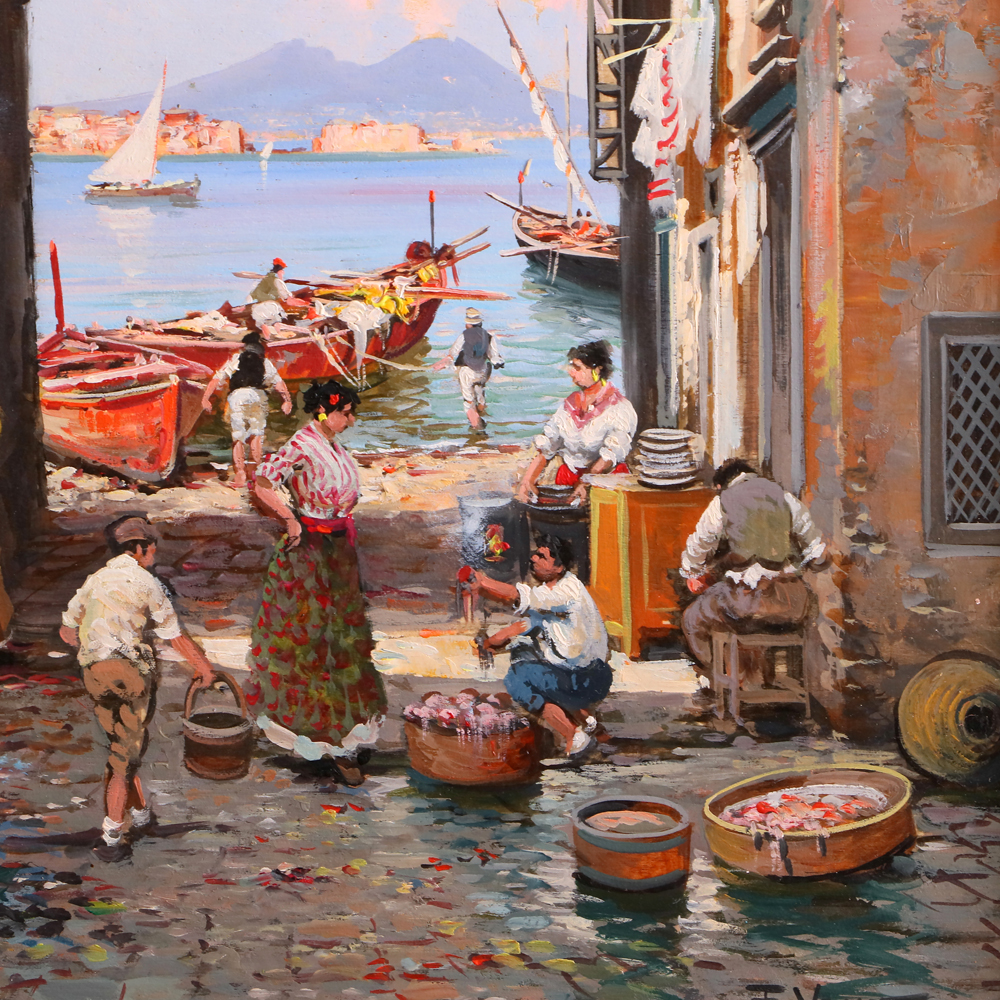 義大利拿坡里油畫-航海人生:圖片 2