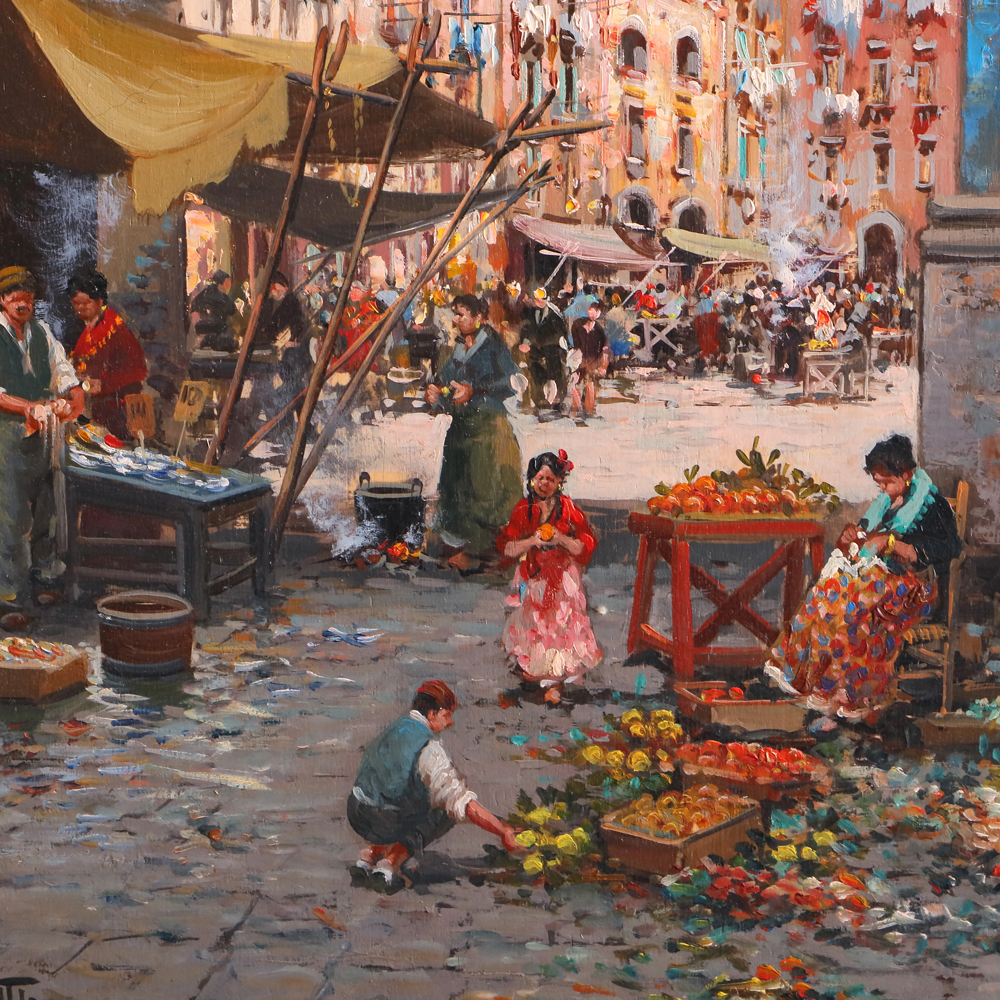 義大利拿坡里油畫-拿坡里景緻:圖片 2