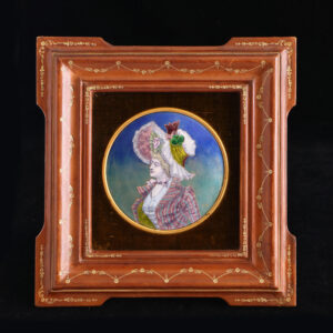 法國琺瑯仕女畫