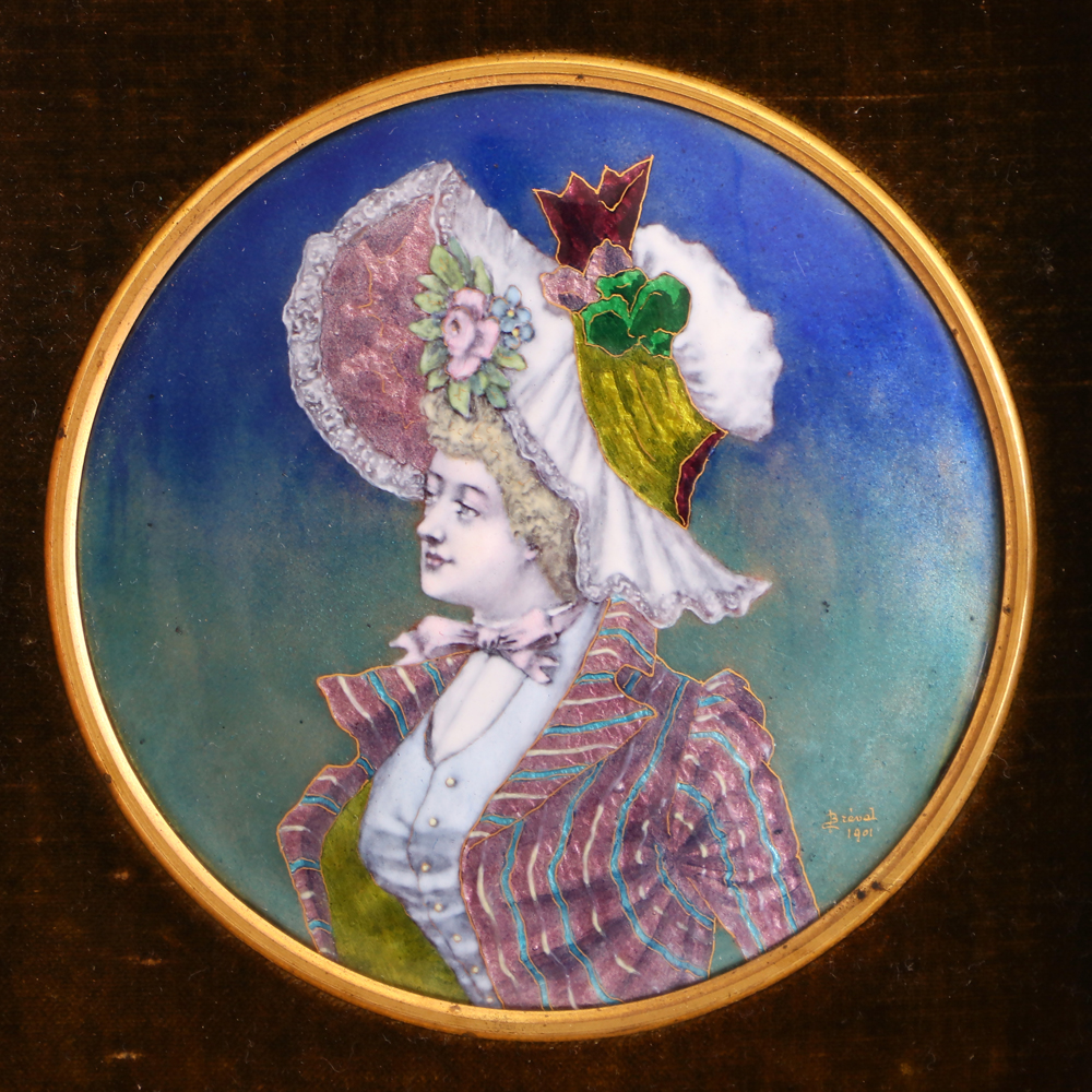 法國琺瑯仕女畫:圖片 2