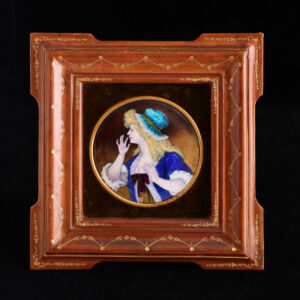 法國琺瑯仕女畫