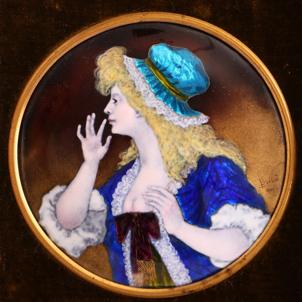 法國琺瑯仕女畫:圖片 2