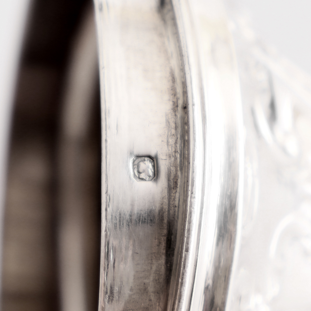 法國950純銀路易十五洛可可風格壺糖奶三件組:圖片 13