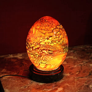 法國琉璃岩石紋路桌燈