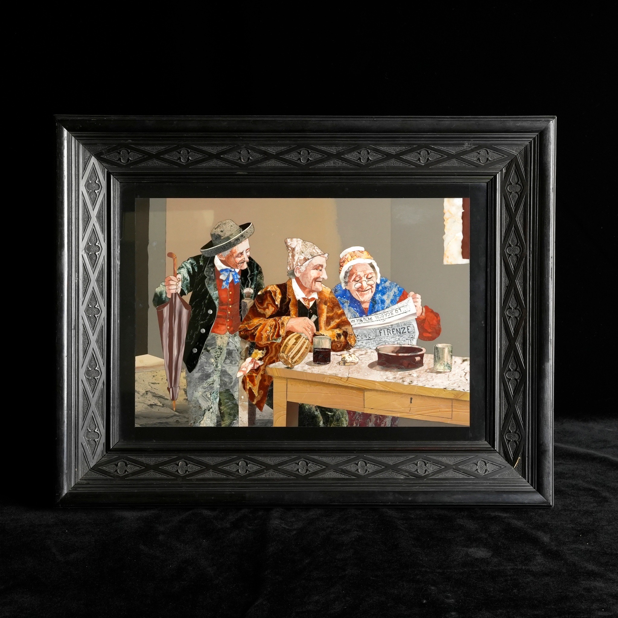 Pietra Dura大師Giovanni Montelatici創作硬石鑲嵌藝術品