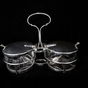 英式下午茶專用銀製果醬組(Jam set)