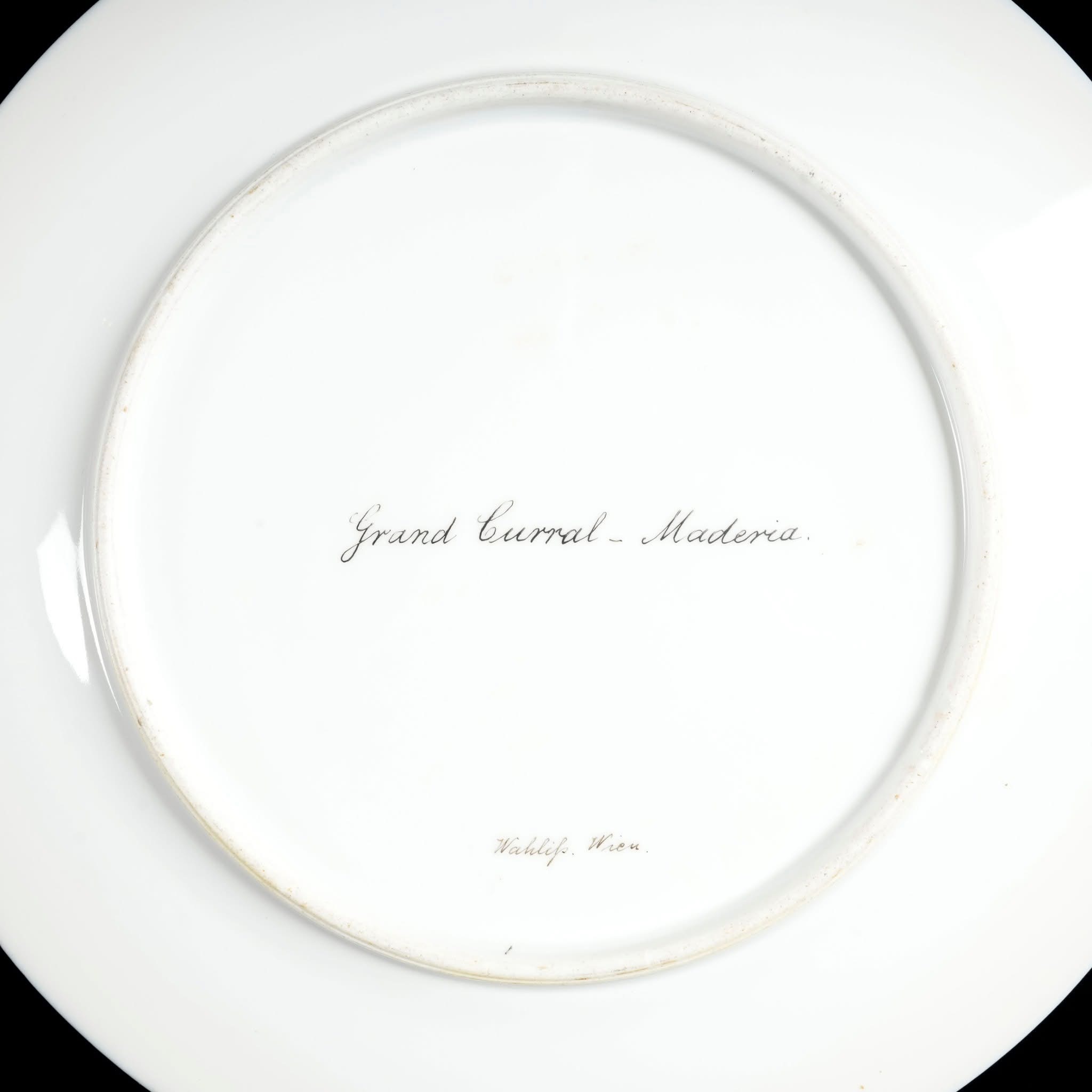 維也納特殊訂製24K金手繪風景盤:圖片 9