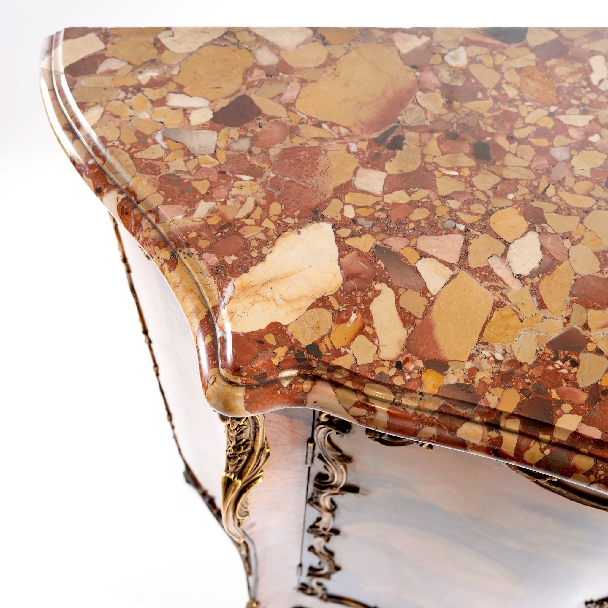 法國Joseph-Emmanuel Zwiener工作室Vernis Martin手繪大理石雙門櫃:圖片 6