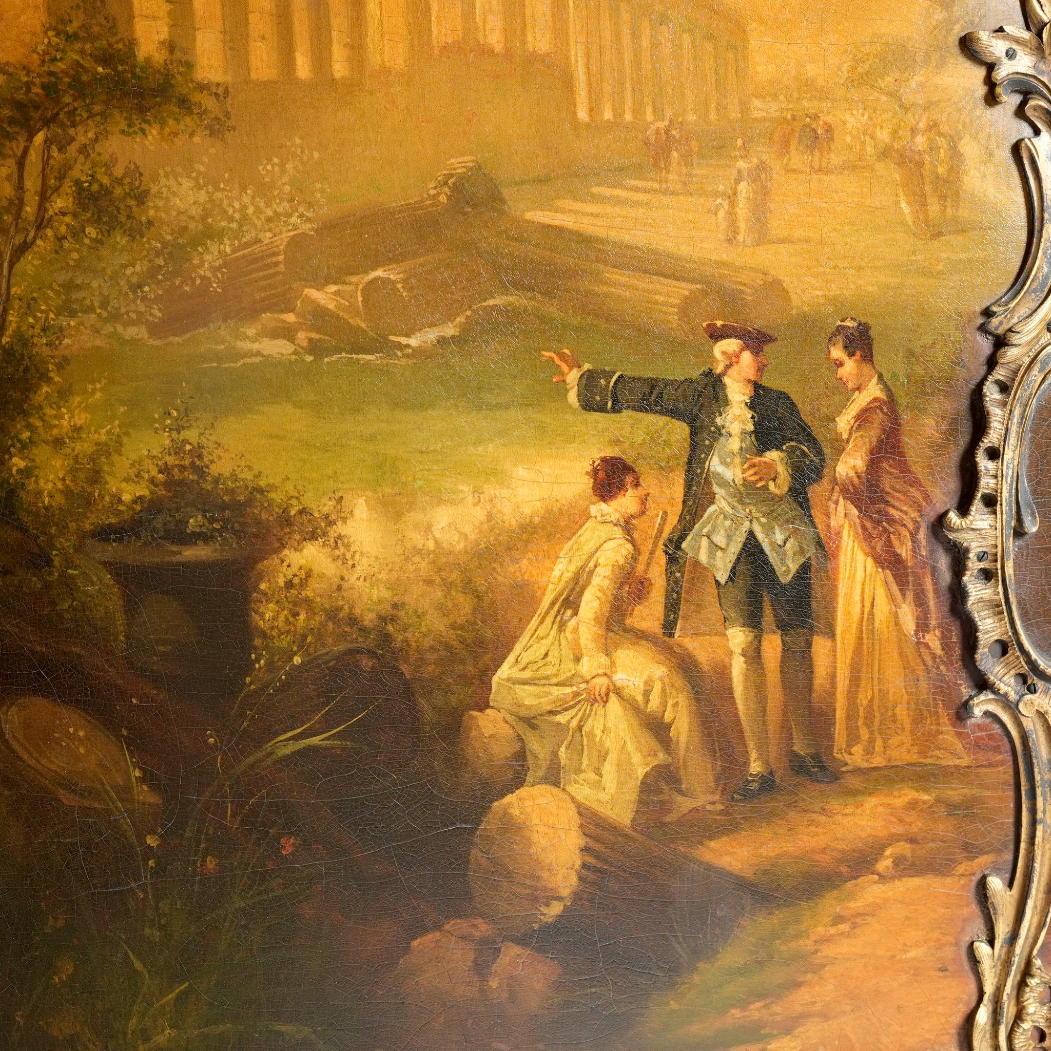 法國Joseph-Emmanuel Zwiener工作室Vernis Martin手繪大理石雙門櫃:圖片 5