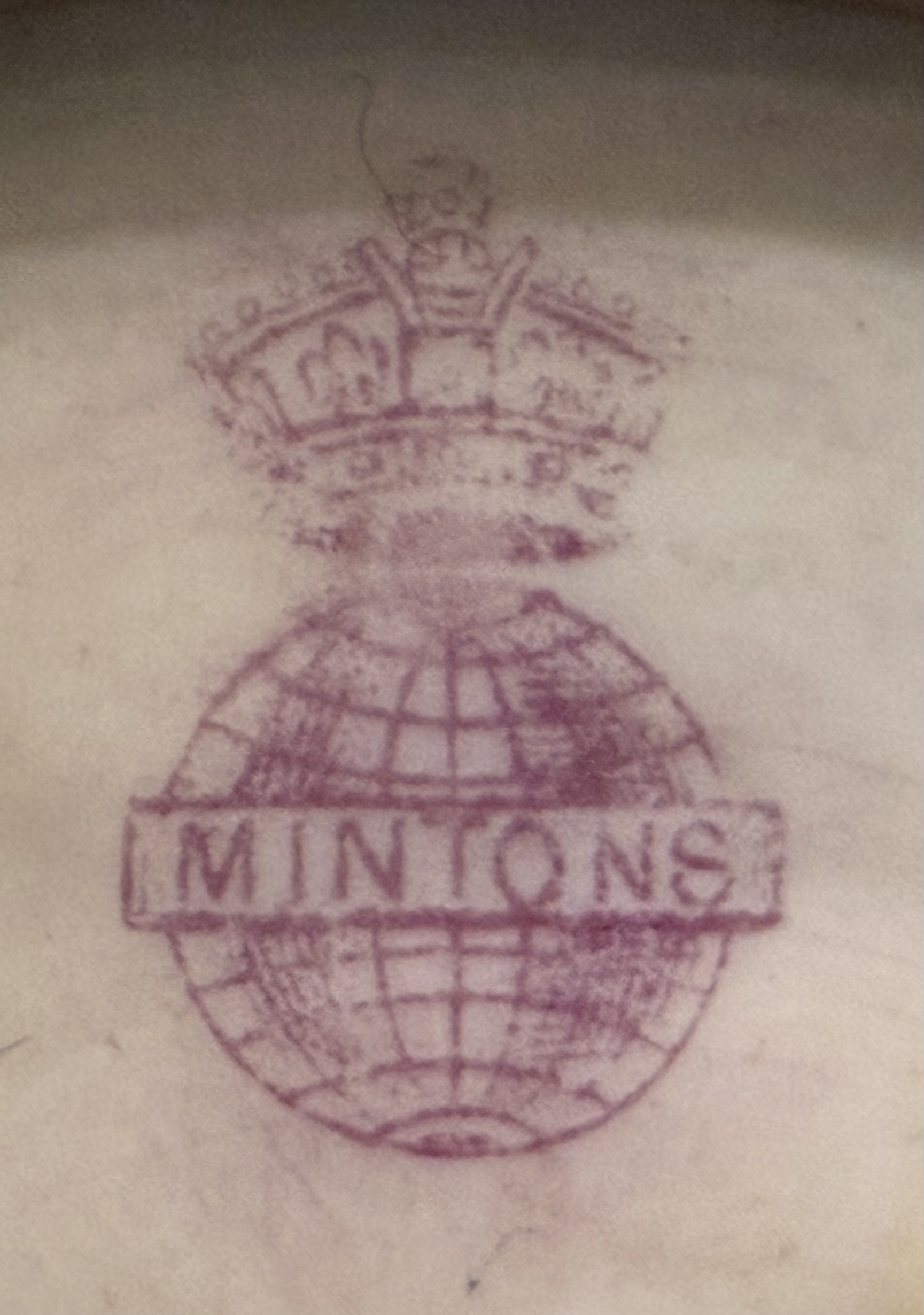 英國Minton 名頓雙面手繪有蓋雙耳花器:圖片 3