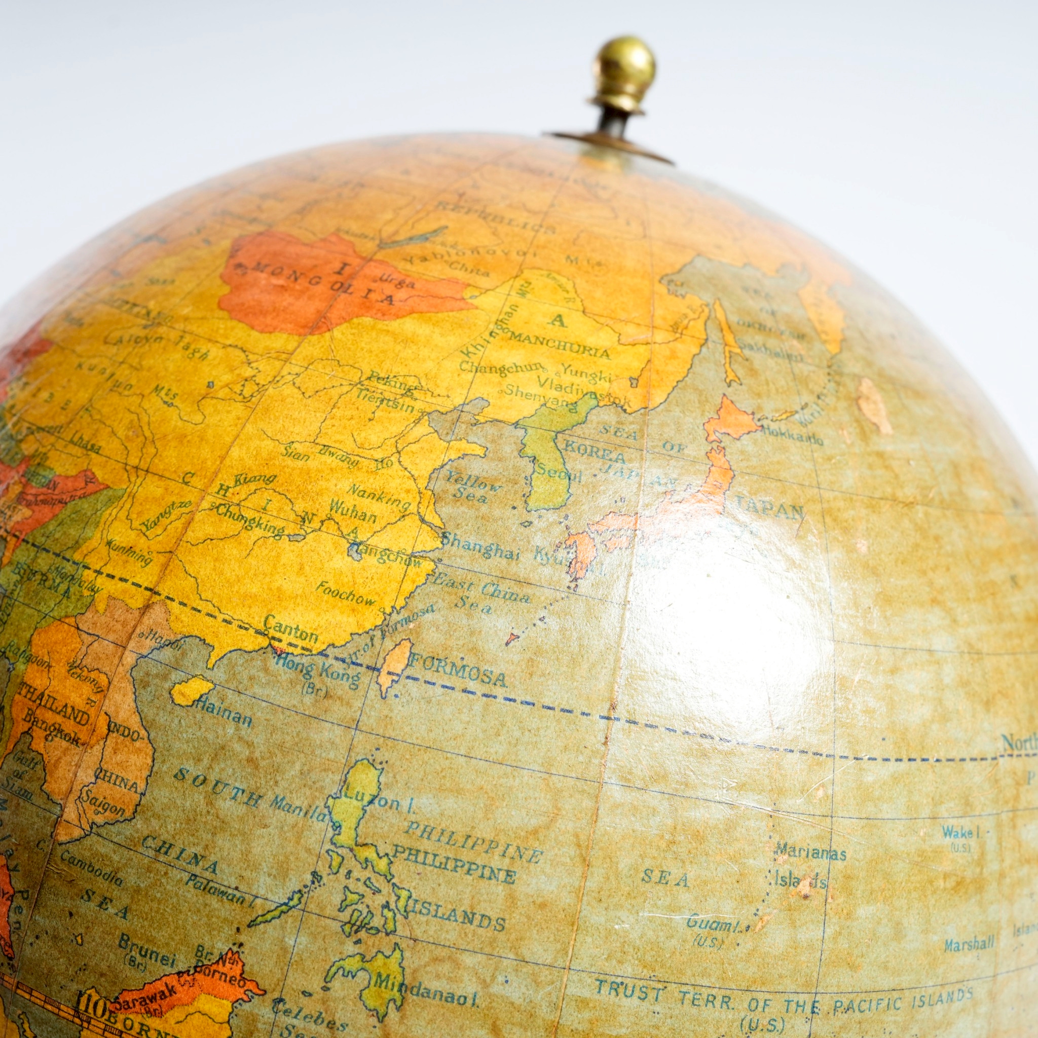 英國W. & A.K. Johnston & G.W. Bacon Ltd攝政風格地球儀:圖片 3