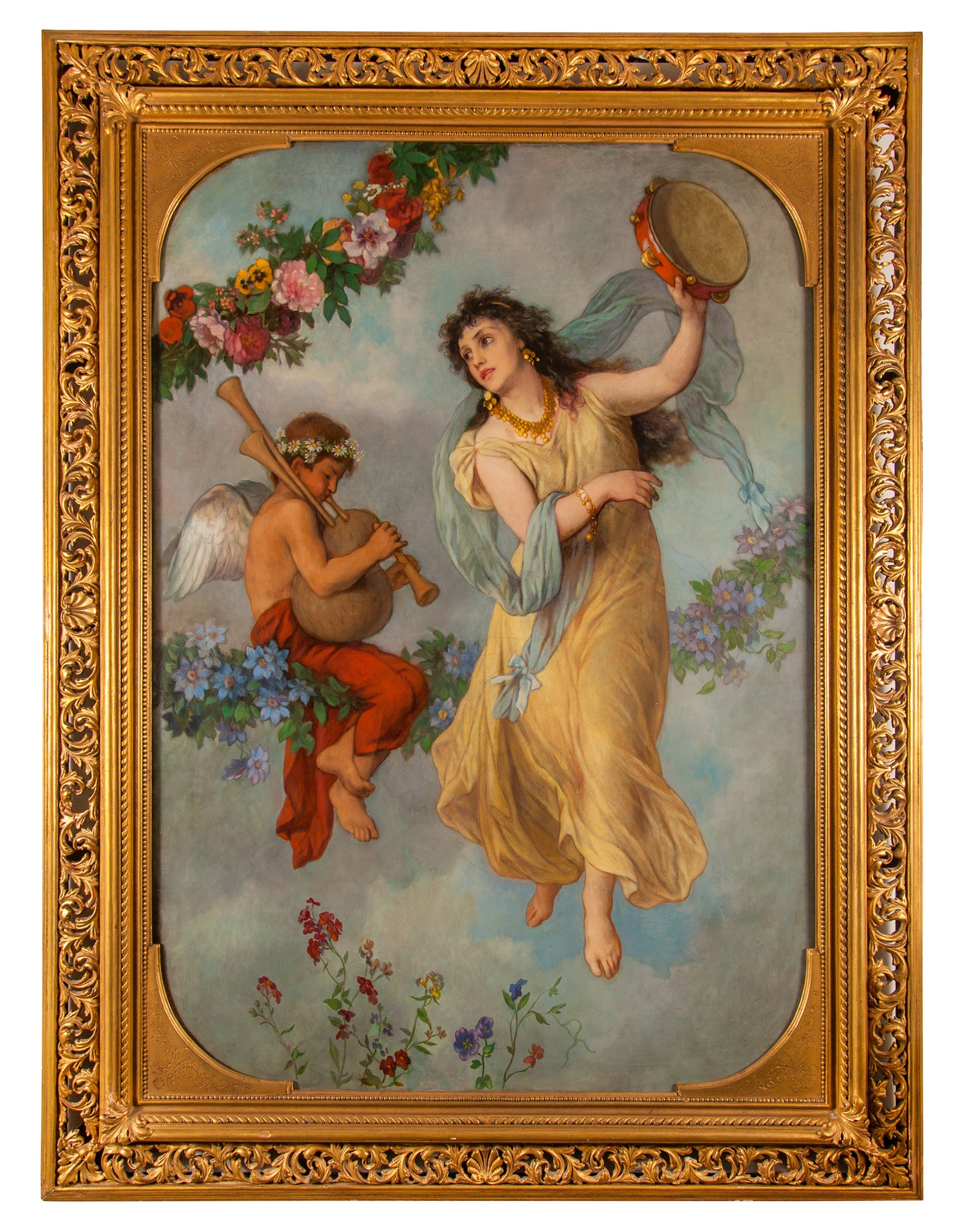 Georg Cornicelius油畫-戴歐尼修斯之秋與繆斯之春:圖片 4